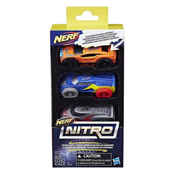 Набор из трех машинок Nerf Nitro 3 (C0777) pack