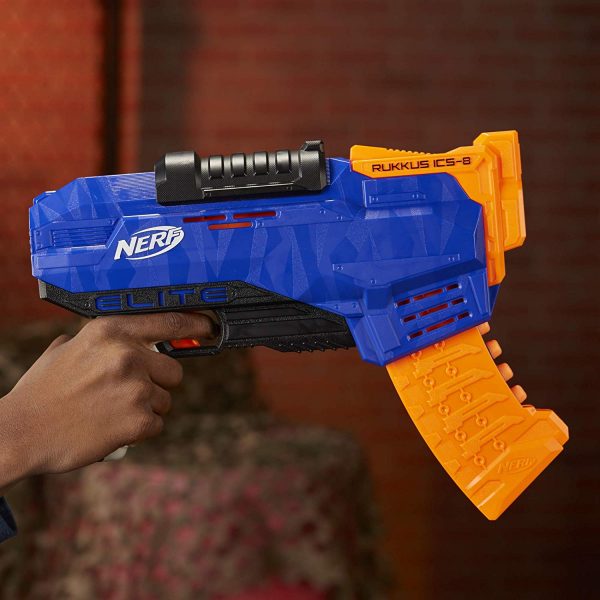 Пистолет Nerf Elite Rukkus ICS-8 (E2654) синий