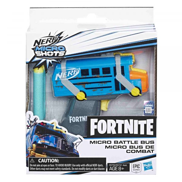 box Nerf Fortnite MicroShots Battle Bus (E6752)