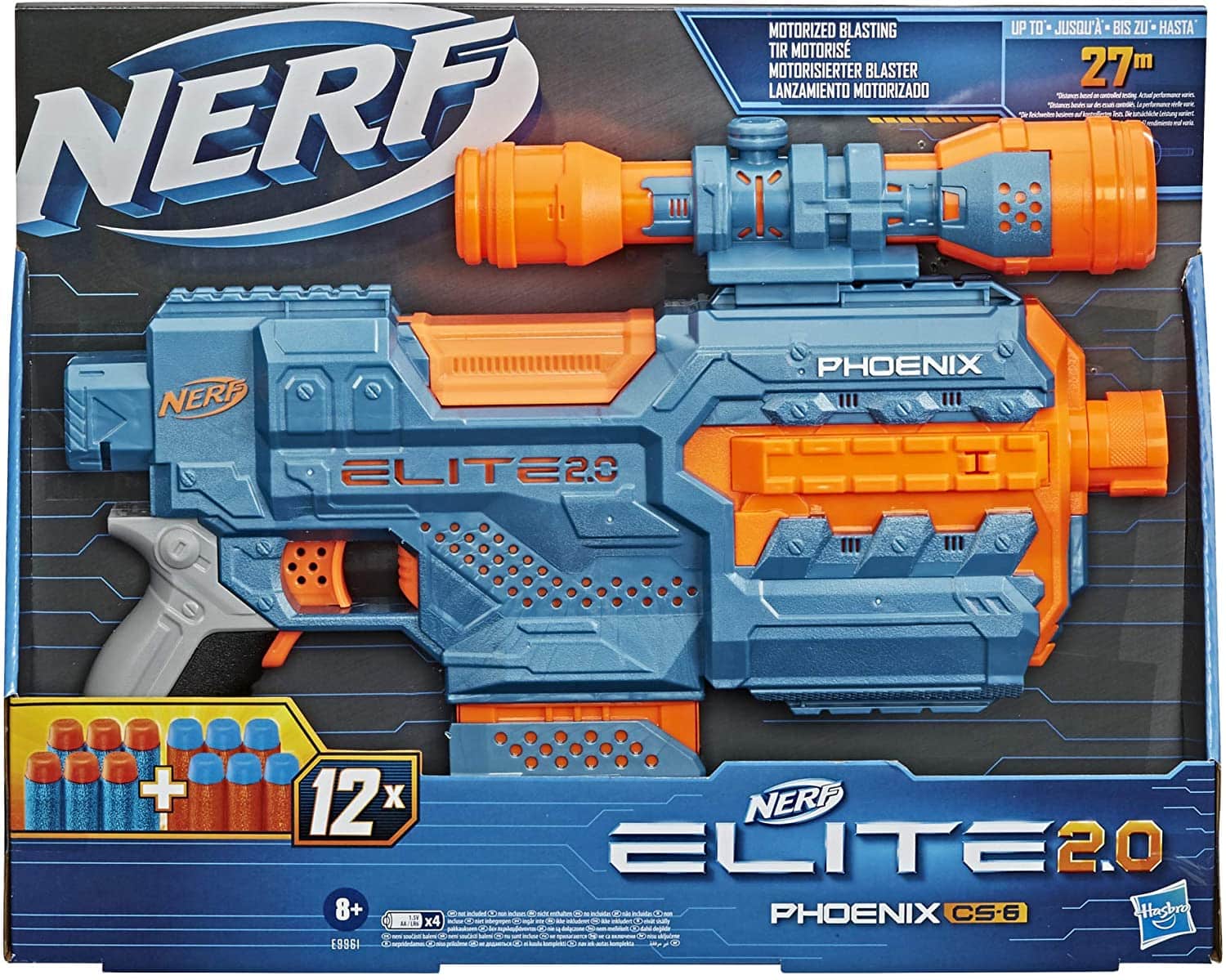 Бластер Nerf Elite 2.0 Phoenix CS-6 (E9961) | Нерф Феникс